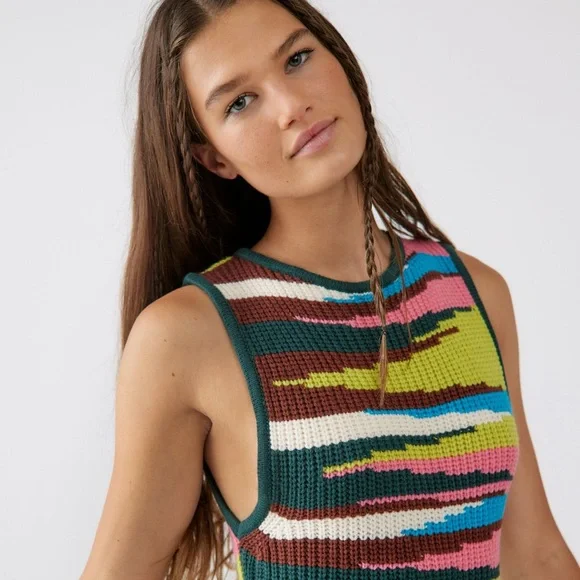 UO Simone Sweater Midi Dress M/L - Picture 7 of 9